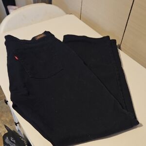 Levi's Straight Leg "505" Black Denim Pants Sz 14